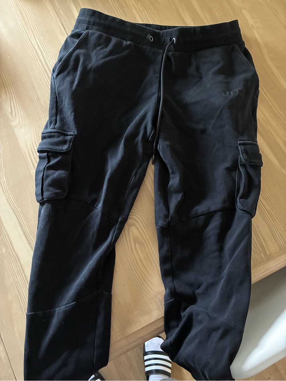Black Cargo Jogger Pants for Women - Classic Everyday Style